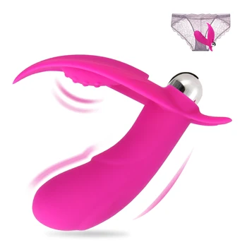 10 Stimülasyon G Noktası Klitoris Stimülatörü Giyilebilir Vibratör Yapay Penis Titreşimli Külot Vajinal Masaj