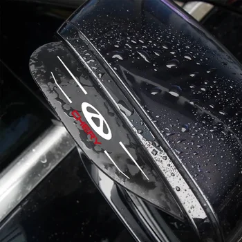 2 Adet Pvc Araba Dikiz Aynası Sticker Yağmur Kaş Otomatik Yan Ayna Yağmur Geçirmez Kapak Chery Tiggo İçin 8 7 6 4 3 5x Pro Arrizo Omoda
