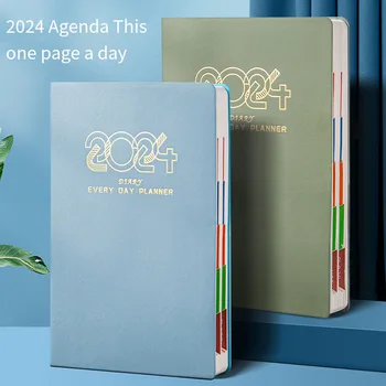 2024 Yeni Gündem Kitabı İş Ofis Planı Günlüğü Kitap Öğrenci Kalın Not Defteri