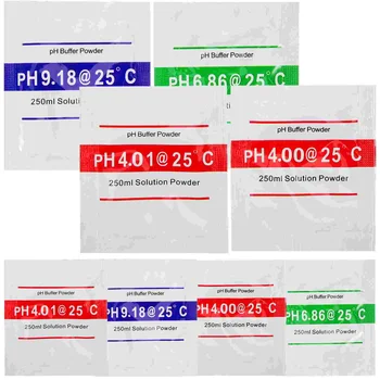 8 adet pH Tampon Çözeltisi Tozu pH Kalibrasyon Tozu pH metre kalibrasyonu Paketleri