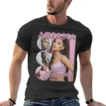 Ariana Grande Büyük Boy T-Shirt Baskılı Erkek Giyim %100 % Pamuk Streetwear Artı Boyutu Üstleri Tee