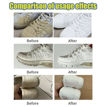 Ayakkabı Sarı Kenar Temizleme Kremi Çok Fonksiyonlu Taşınabilir Ayakkabı Temizleme Kremi Ayakkabı Temizleme İçin