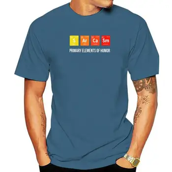 Bilim Tee Sarcasm S Ar Ca Sm Birincil Elemanları Mizah T-Shirt Aile Pamuk Yetişkin Üstleri Gömlek Sokak Yeni Gelen T Shirt
