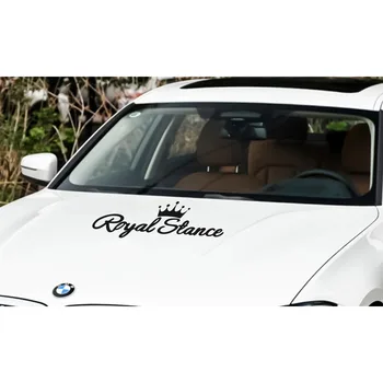 Cam Pencere Kraliyet Duruş Otomatik Vinil Film DIY Çıkartması Otomobil Spor Styling Dekorasyon Araba Tuning Aksesuarları