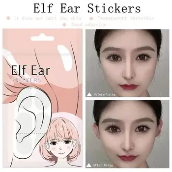 Elf Kulak Çıkartmalar Kaplama Kulak Haline Kulak Düzeltme Dikey Etiket Etiket Kulak Sihirli Klişe 10 Adet Standı Fotoğraf Etiket V O0K8