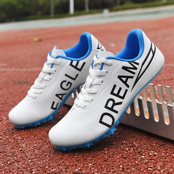 Eğitim Spor koşu ayakkabıları Erkekler Kadınlar Sivri Sprint Atletizm Ayakkabı Atletizm Parça Sneakers
