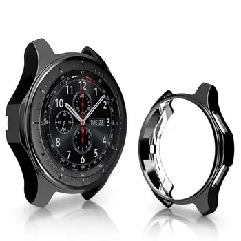 Galaxy Watch 42/46mm için Kılıf Kapak Darbeye Dayanıklı TPU Eletraplated Çerçeve