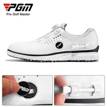 PGM Erkekler golf ayakkabıları Hızlı Bağlama Ayakabı Anti-yan Kayma Su Geçirmez erkek spor ayakkabıları Sneakers XZ302