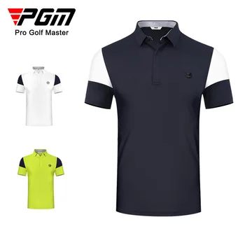 PGM Yeni Golf Giyim erkek kısa kollu tişört Nem Esneklik Streç Hızlı Kuru erkek tişört Elbise