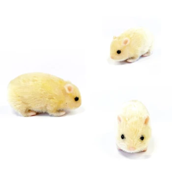 Saten Silikon Hamster Yeniden doğmuş ÖN sipariş Silikon Piglet, Yeniden doğmuş Hayvan, Mikro sarı Silikon hayvan