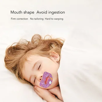 Taşınabilir Anti-Horlama Sticker Çocuk Yetişkin Gece Uyku Dudak Burun Solunum Geliştirmek Yama Ağız Düzeltme Etiket Bant 30 adet / kutu