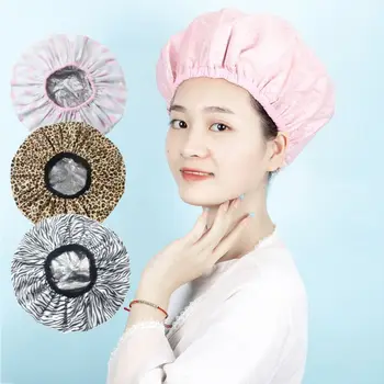 Taşınabilir Kuaför Kalay Folyo Şapka Kalınlaşmış Duş Başlığı Termostatik Saç Maskesi Kap Pürüzsüz Saç Yağı Pişirme Kap Buhar Saç Maskesi Kap