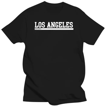 Yeni Yaz Tarzı İnsanlar Baskı T-SHİRT Moda Los Angeles California Serin Mektup erkek T-Shirt Toplu Tees tshirt erkekler için