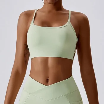 Çabuk kuruyan Nefes Çıplak Duygu Yaga Sütyen Koşu Spor Sutyeni Güzellik Geri Spor Ceket Yoga Giysileri Spor sütyen Kadın